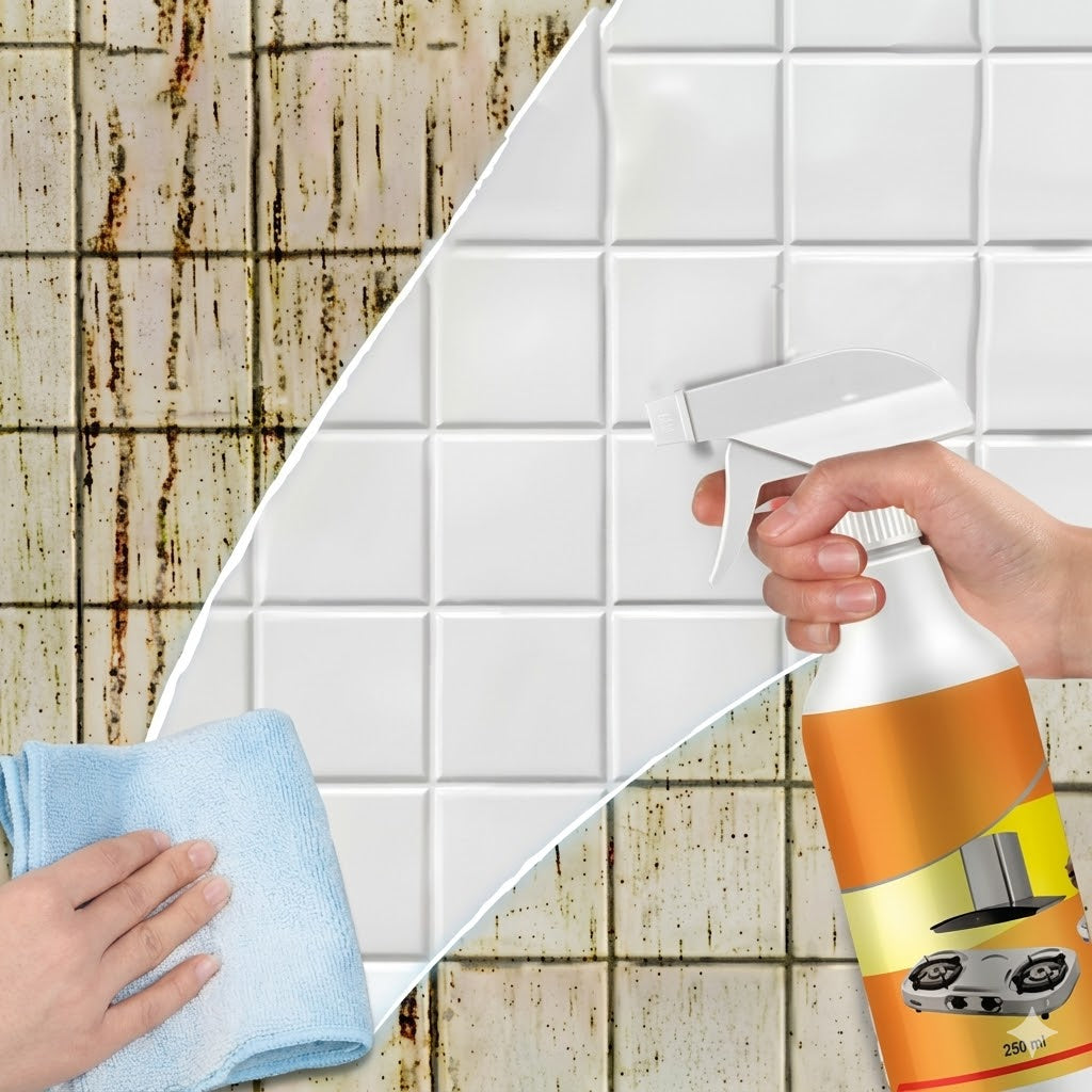KITCHEN OIL & GREASE STAIN CLEANING REMOVER SPRAY Kitchen