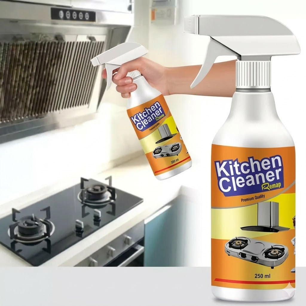 KITCHEN OIL & GREASE STAIN CLEANING REMOVER SPRAY Kitchen